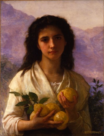 Ragazza con limoni da William Adolphe Bouguereau